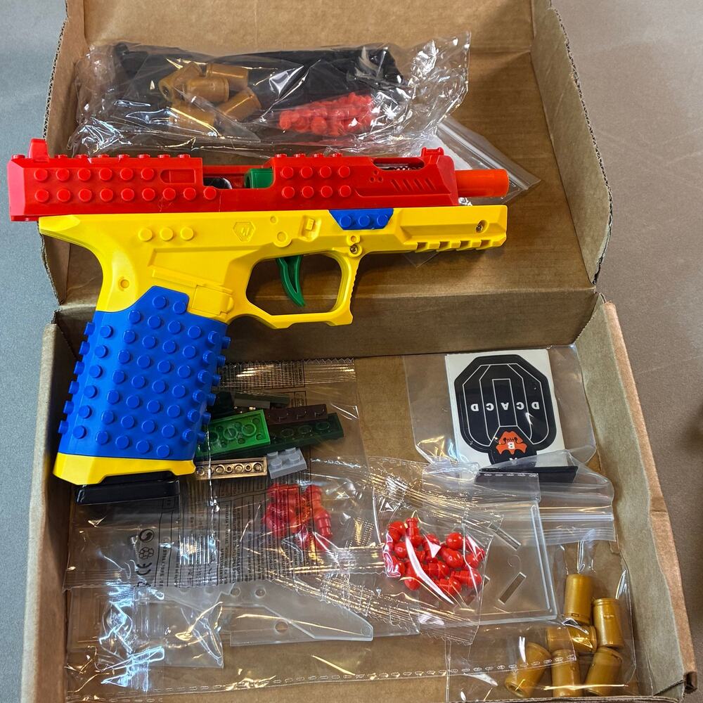 Block Glock Toy Brick Building Kit Pistol DIY Construction Set w/ Targets 
Adult